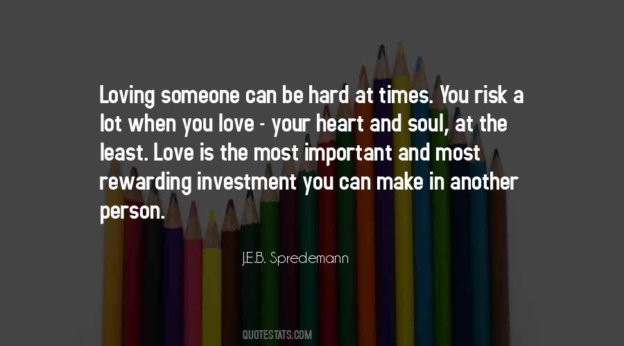 Quotes About Hard Times In Love #1796818