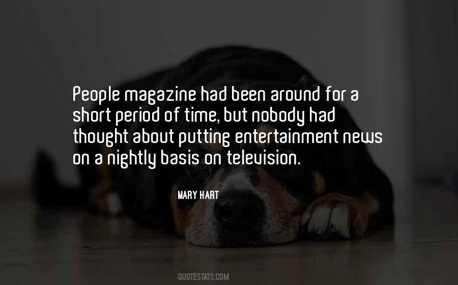 Quotes About Television News #1097393