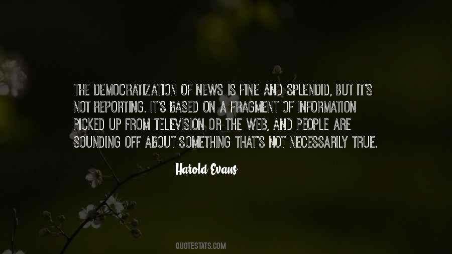 Quotes About Television News #312313