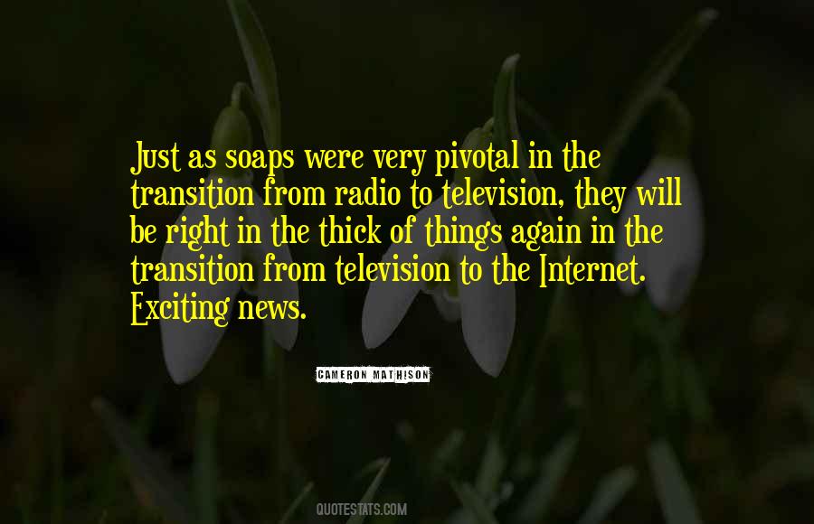 Quotes About Television News #459732