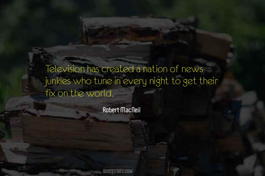 Quotes About Television News #488684