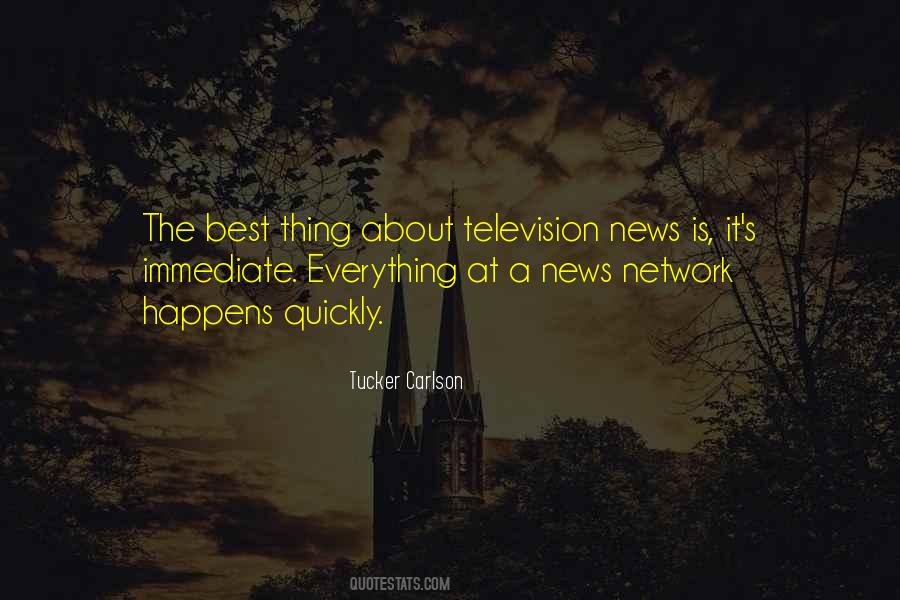 Quotes About Television News #65402