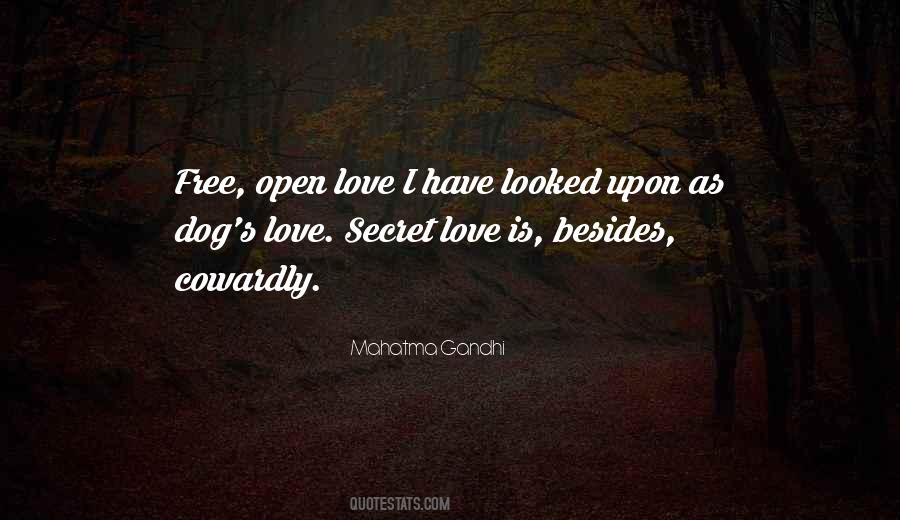 Quotes About Secret Love #1543309