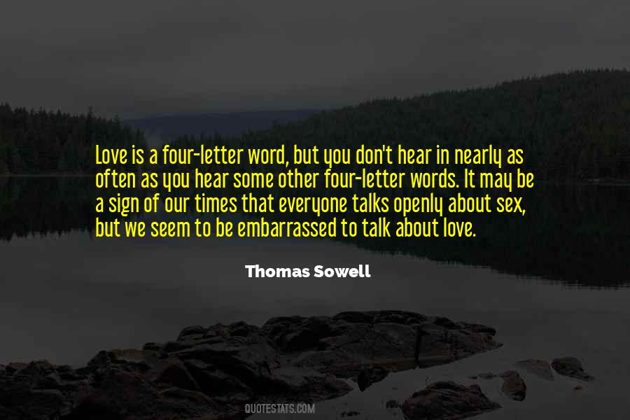 Quotes About Four Letter Words #1230493
