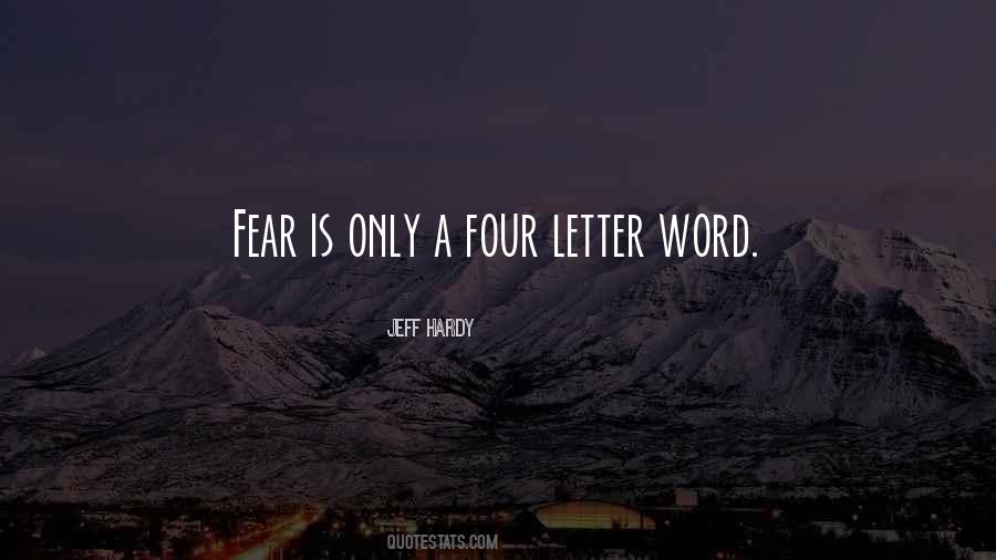 Quotes About Four Letter Words #477036