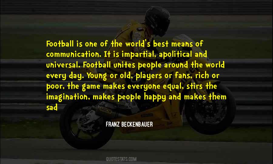 Quotes About Beckenbauer #943348
