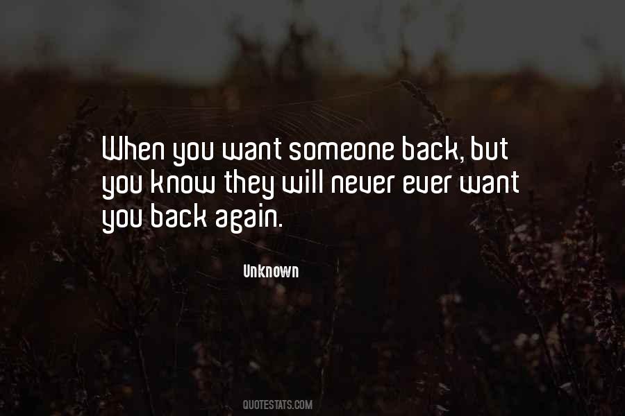 Quotes About Want You Back #1137369