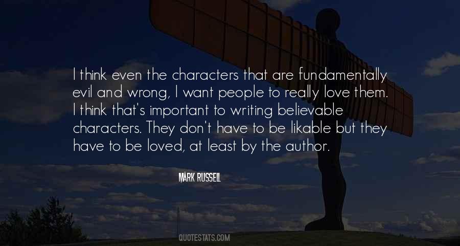 Evil Characters Quotes #1801836