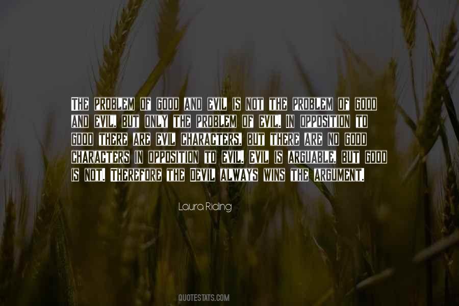 Evil Characters Quotes #733200