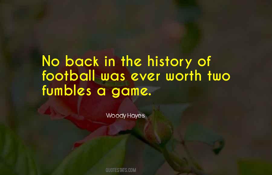 Quotes About Fumbles #1528480