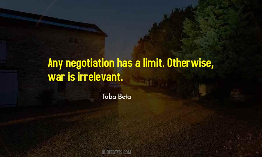 Quotes About Negotiation #243965