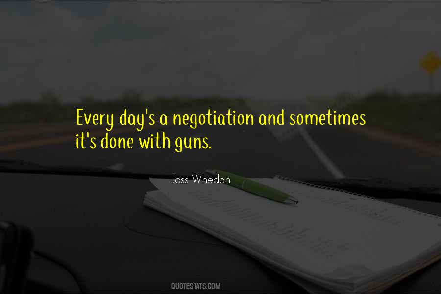 Quotes About Negotiation #402109