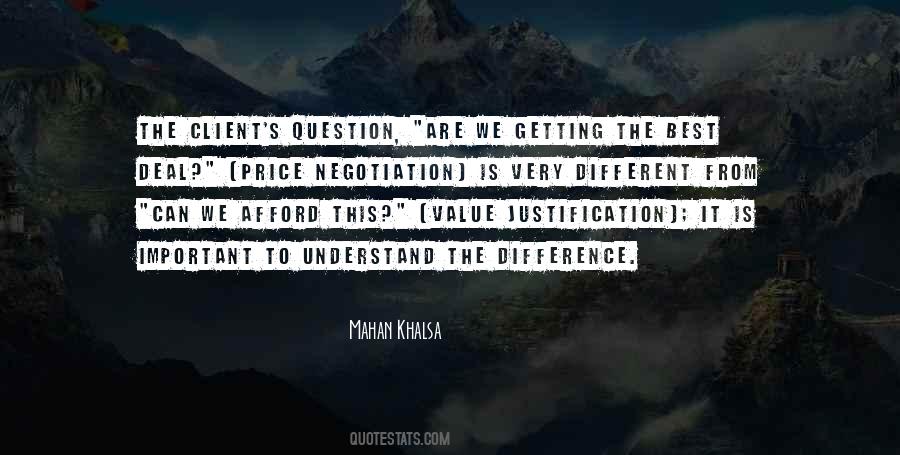 Quotes About Negotiation #490054