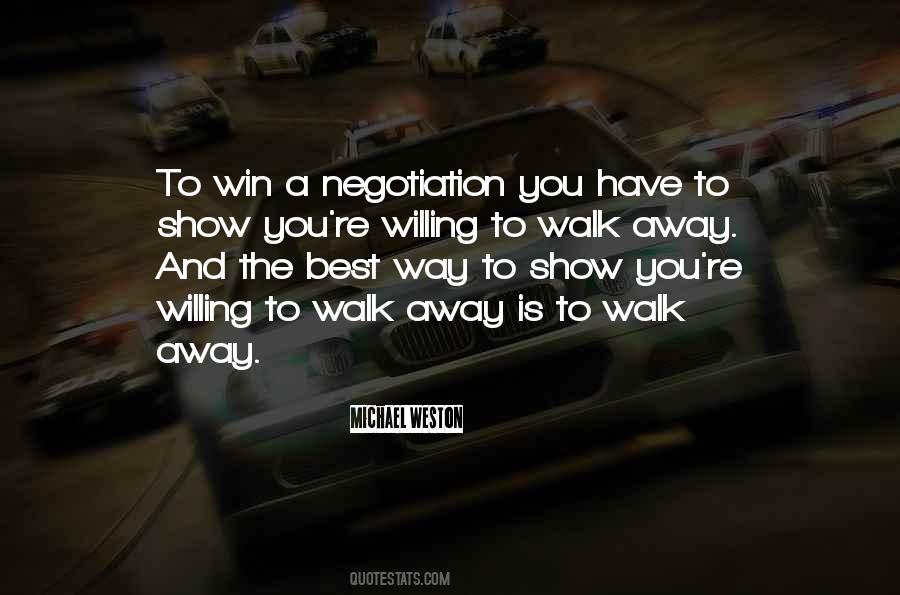 Quotes About Negotiation #714868