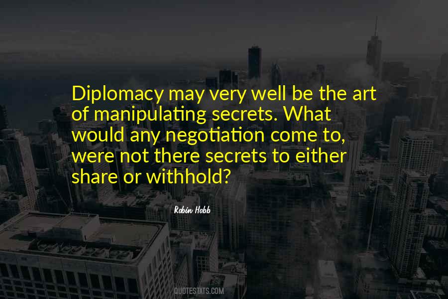 Quotes About Negotiation #75515