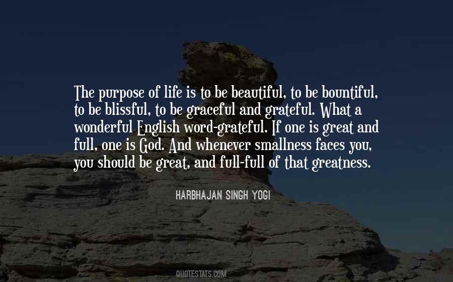 Quotes About Bountiful Life #118764