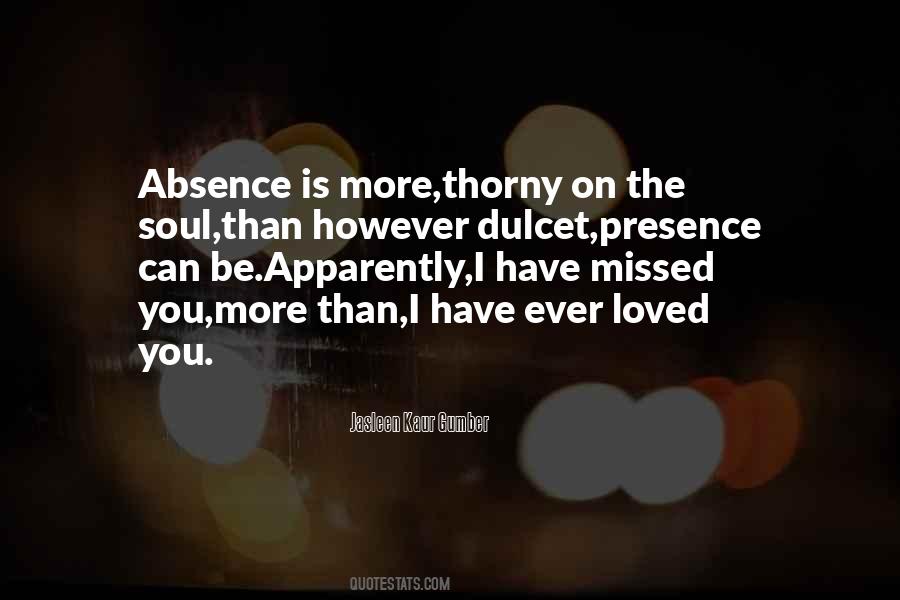 Absence Love Quotes #570861