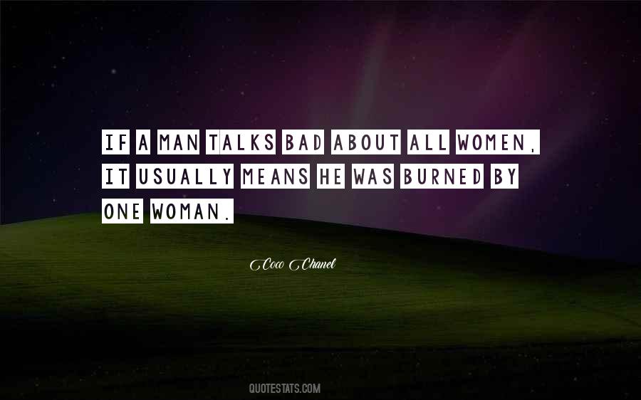 One Woman Quotes #1081766