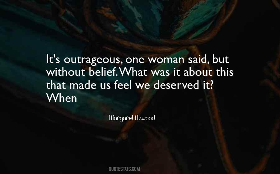 One Woman Quotes #1226224