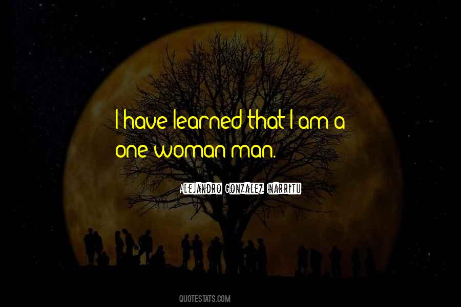 One Woman Quotes #999073