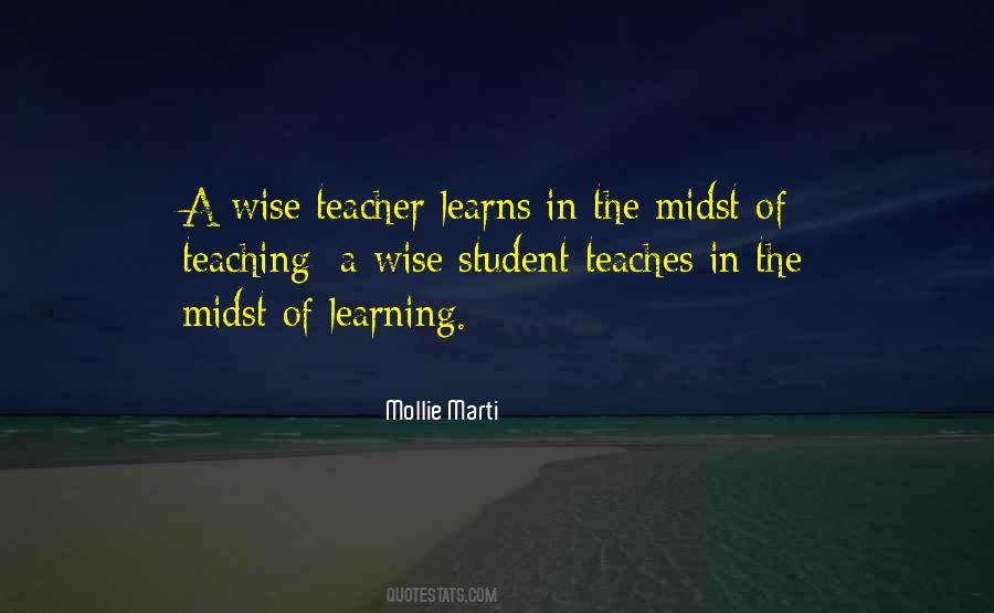 Teaching Wisdom Quotes #111373