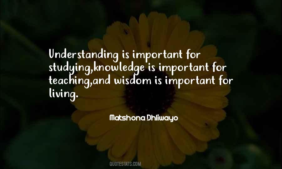 Teaching Wisdom Quotes #1223428