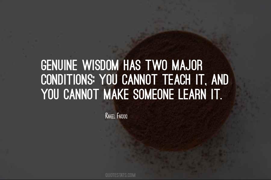 Teaching Wisdom Quotes #36282
