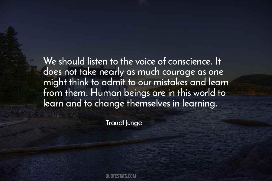 Quotes About Learning From The Mistakes #1223412