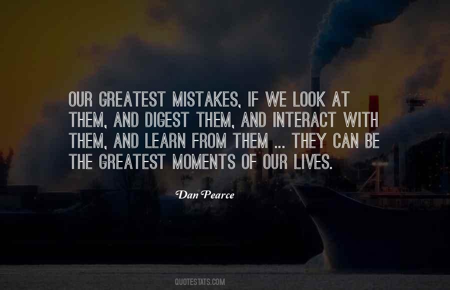 Quotes About Learning From The Mistakes #1409316