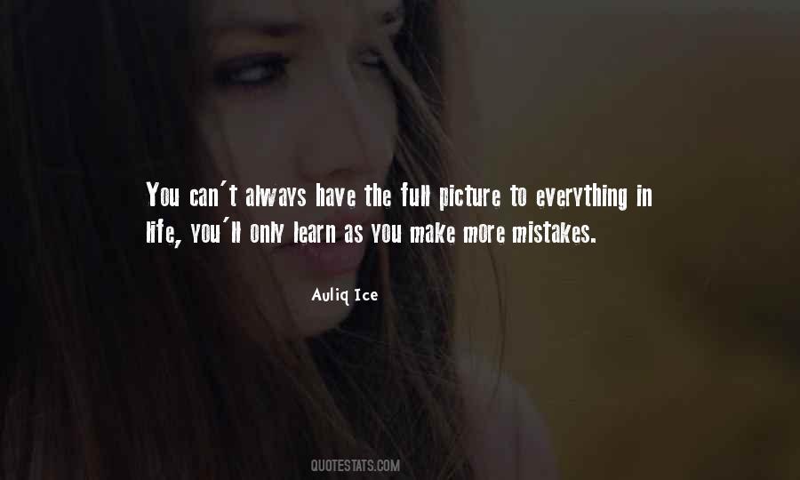 Quotes About Learning From The Mistakes #1785514