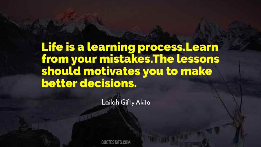 Quotes About Learning From The Mistakes #645607