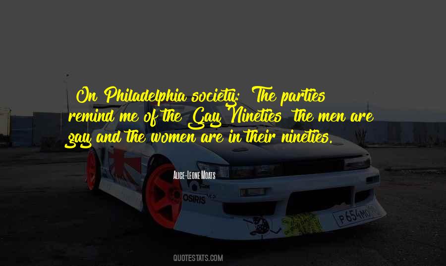 Quotes About Philadelphia #1091036