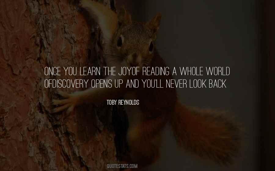 Quotes About Joy Of Reading #1820654