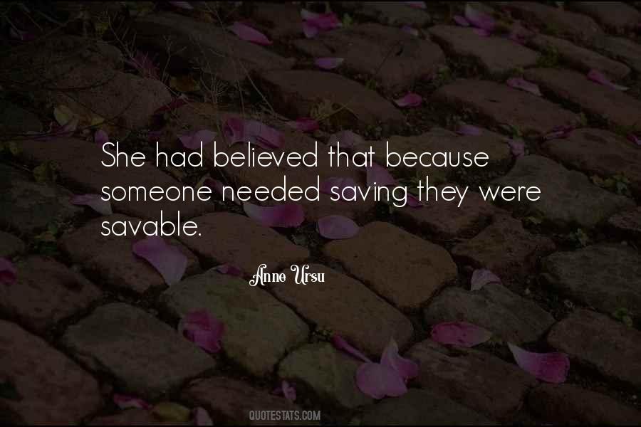 Quotes About Saving Someone #1017906