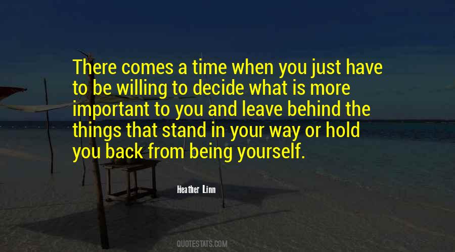 Time To Decide Quotes #399201