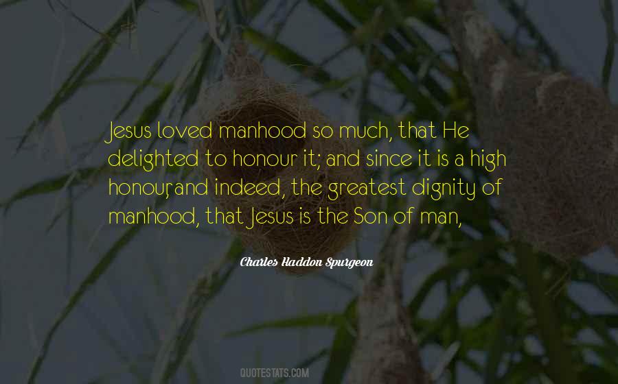 Quotes About Manhood #174546