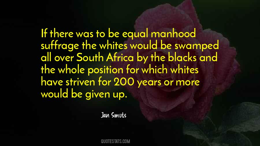Quotes About Manhood #291854