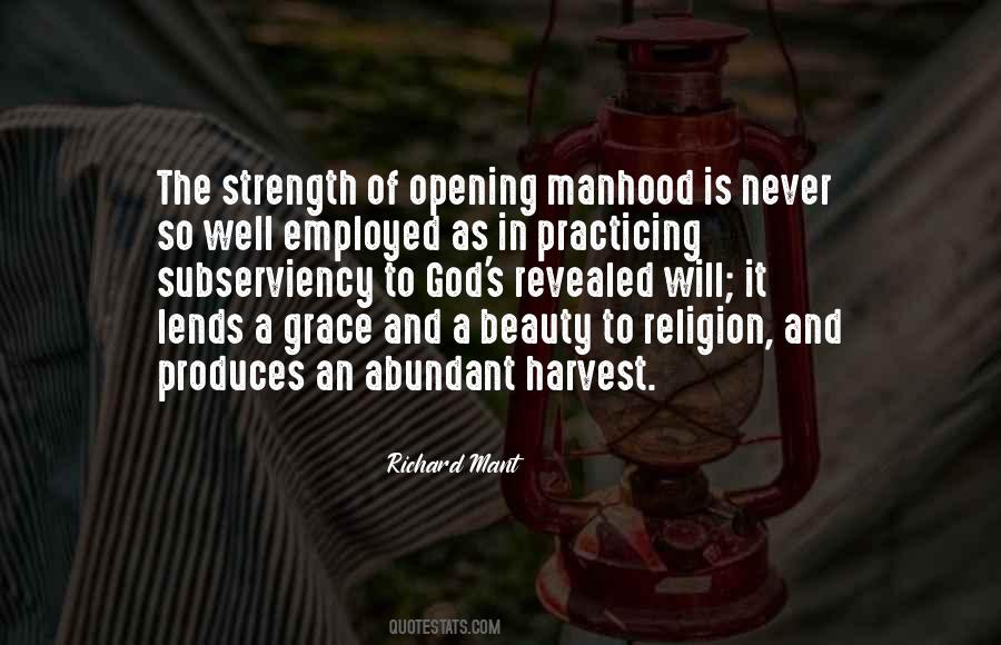 Quotes About Manhood #95305