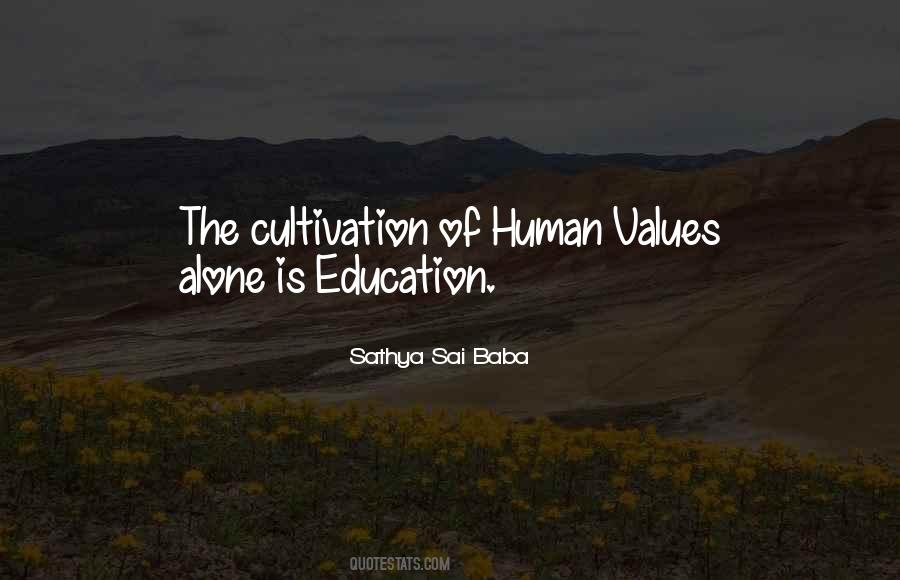 Quotes About Values Education #1700423