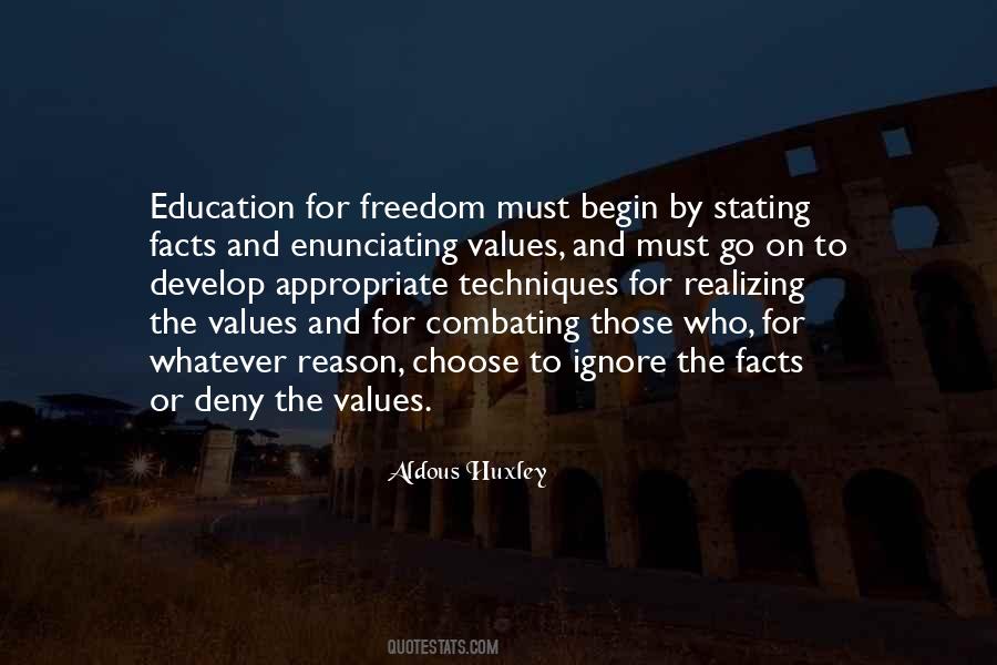 Quotes About Values Education #275913