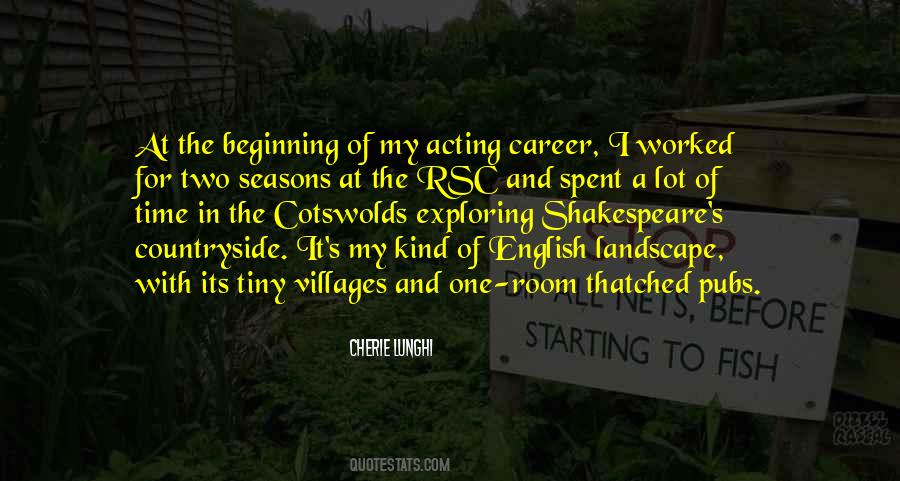 Quotes About The English Countryside #1020663