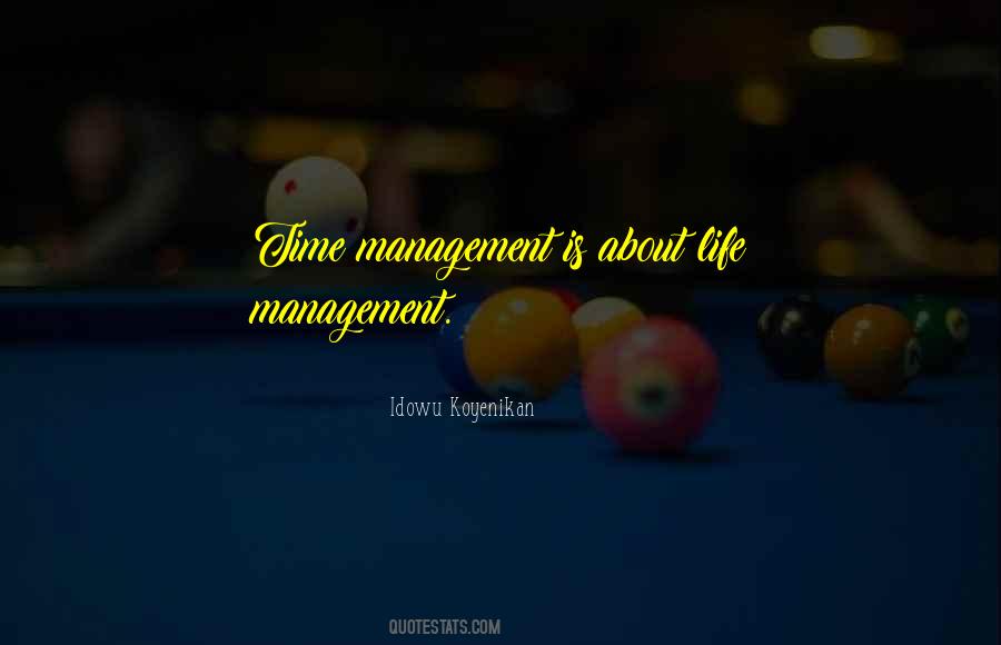 Quotes About Time Management #917264