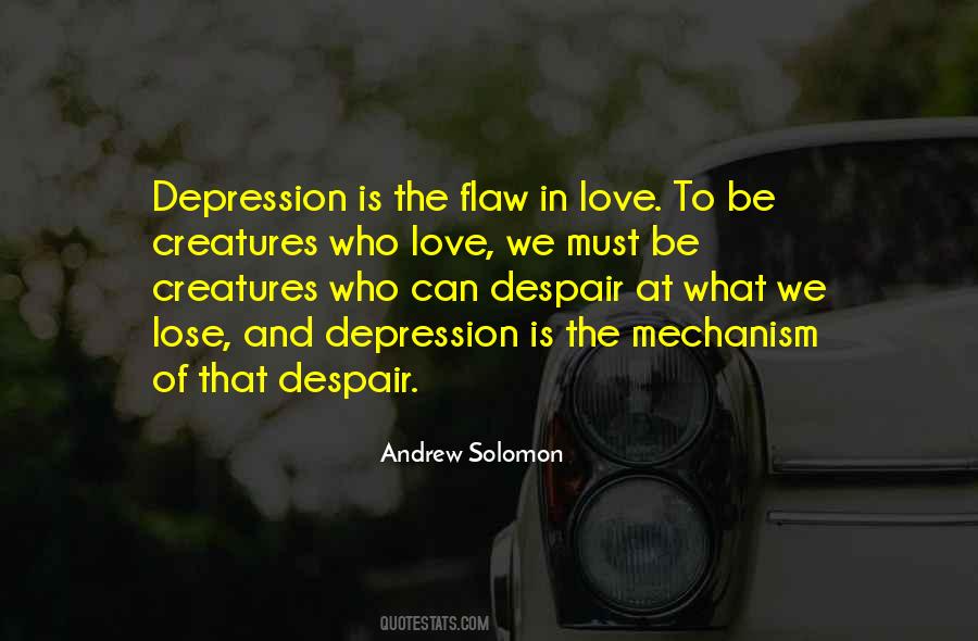 Love And Depression Quotes #348808