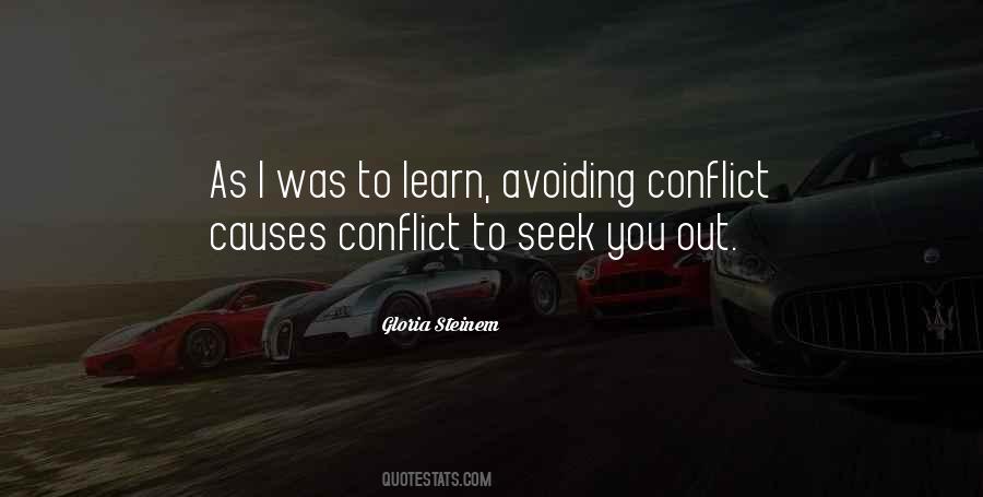 Quotes About Avoiding Conflict #98155