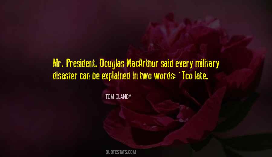 Quotes About Macarthur #1143704