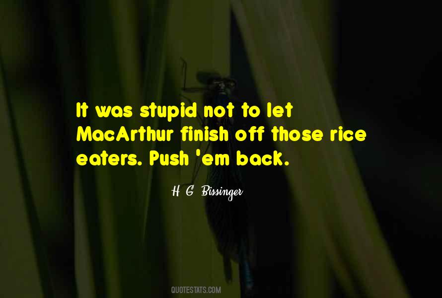 Quotes About Macarthur #1337166