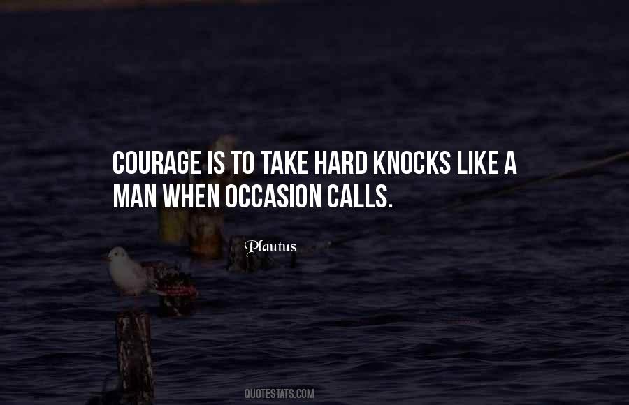 Quotes About Hard Knocks #412977