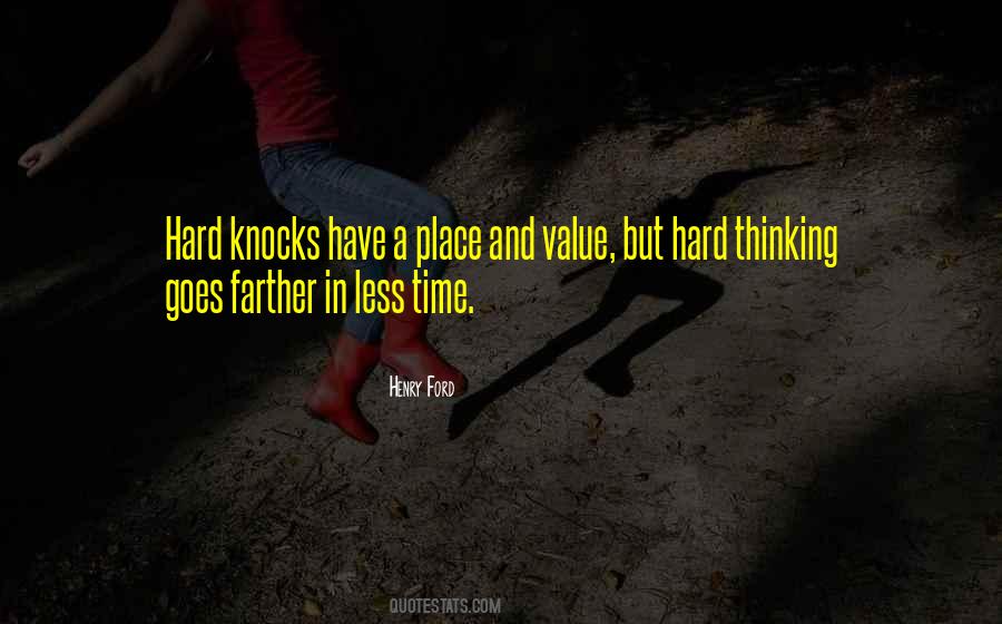 Quotes About Hard Knocks #657394