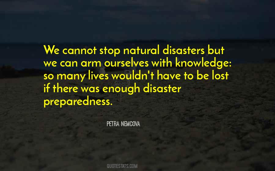 Quotes About Disaster Preparedness #843105