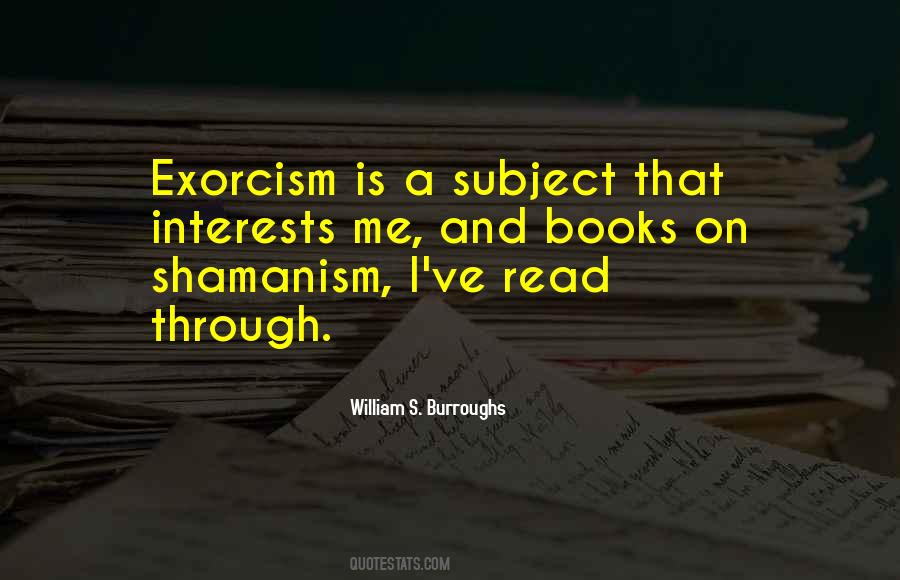 Quotes About Exorcism #660556